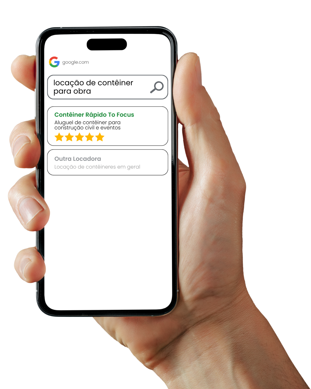marketing para empresa de locação de conteiner